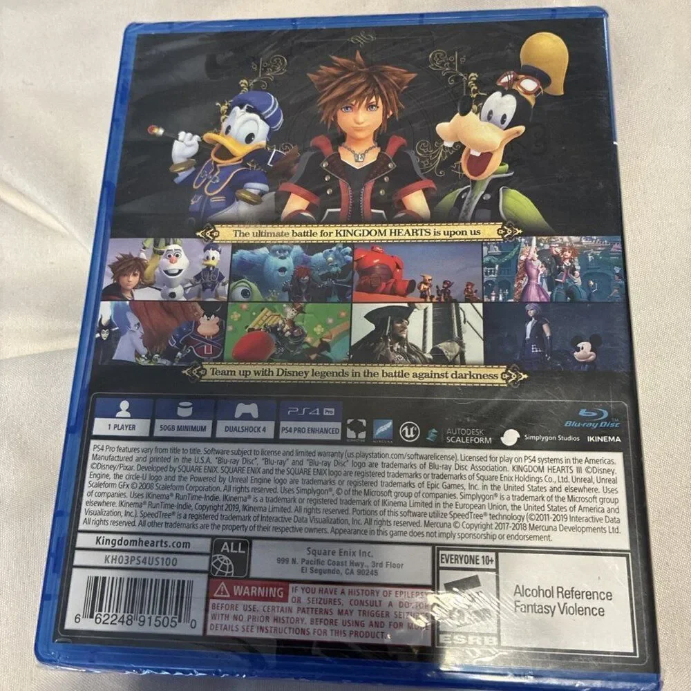 Kingdom Hearts III - PlayStation 4 - Sony PlayStation 4